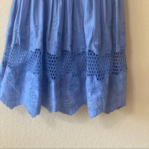 Asos Periwinkle Crochet‎ Lace Mini Dress - Picture 3 of 13